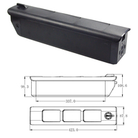 Ceaya 48V Integrated Tube Battery 13Ah 15Ah 17.5Ah Jinghma burchda RX80 RX50 MoonCool MC3 AWDEbike Electric Akku Replacement