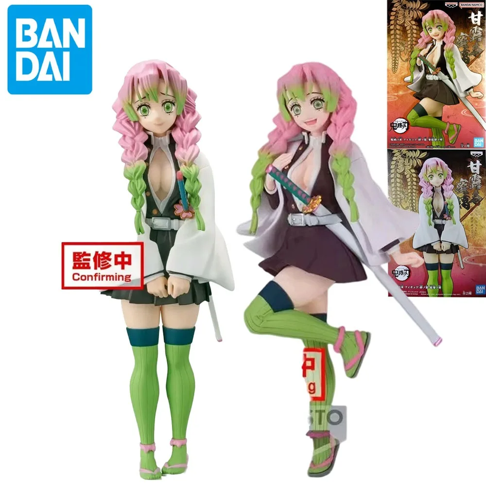 

В наличии Bandai, оригинальная фигурка Banpresto Demon Slayer, том 34, Kanroji Mitsuri, модель куклы, новинка, в штучной упаковке, гараж