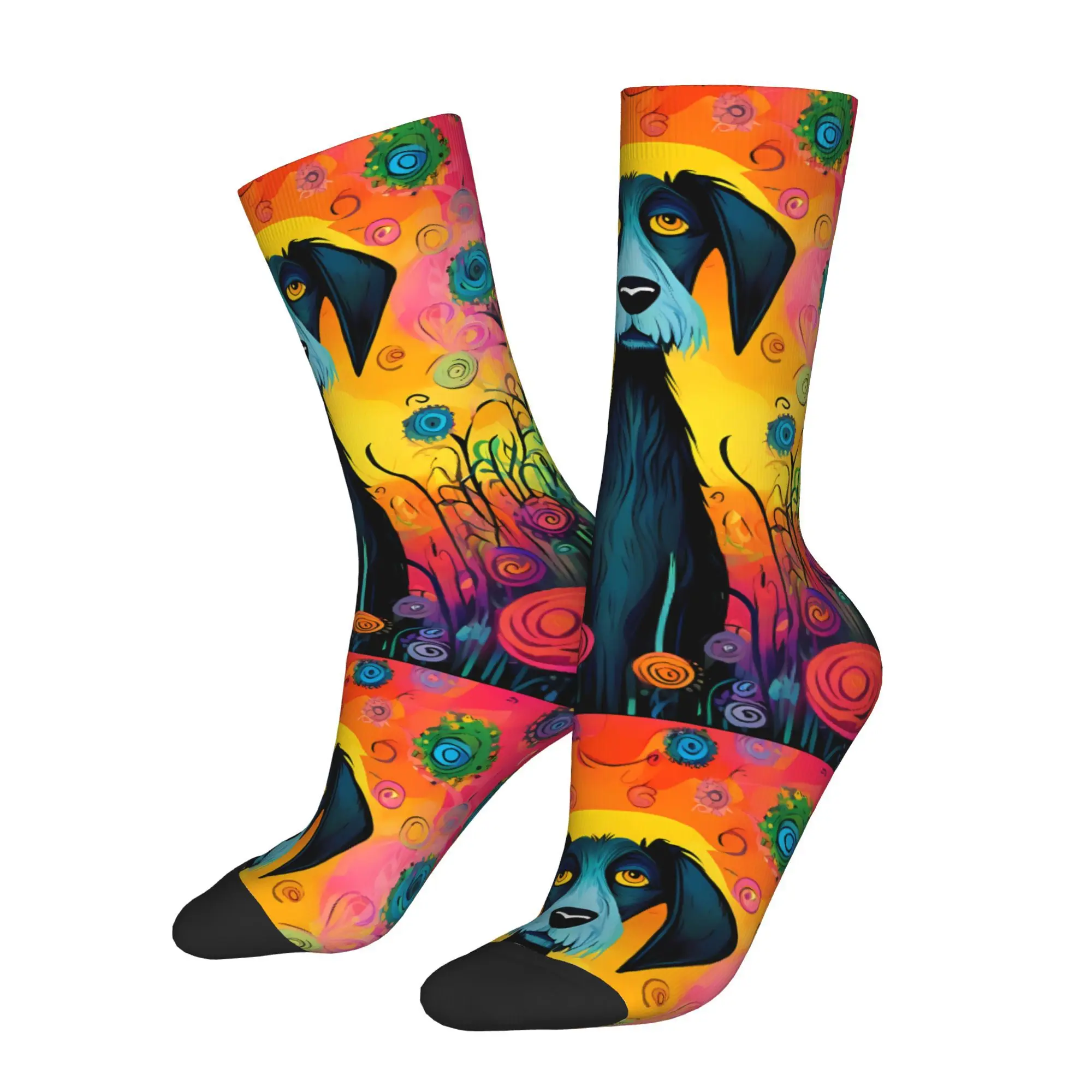 

Mexican Day of the Dead Dog Sock Printed Man Polyester