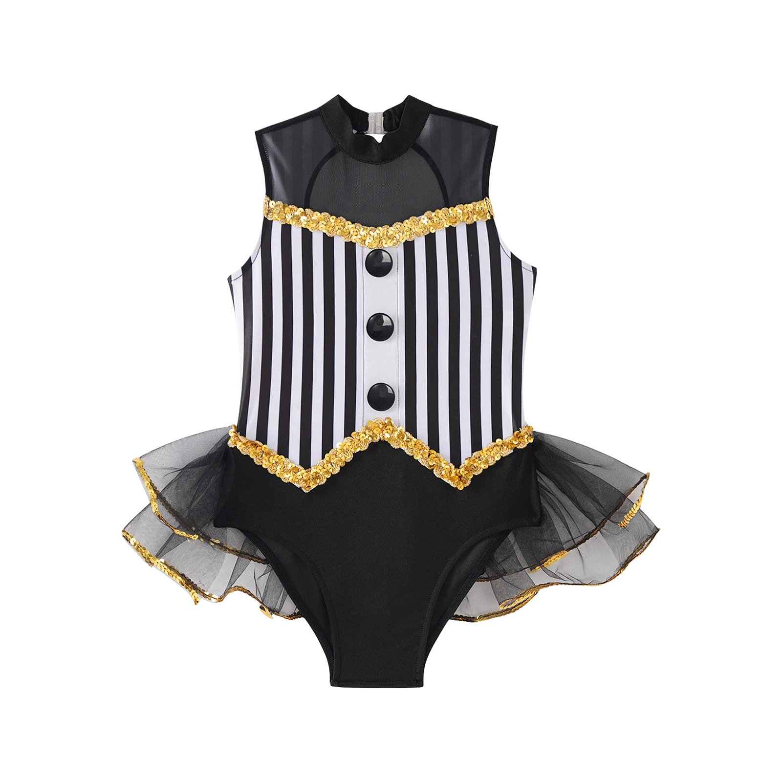 Costume de cosplay pour enfants, maille à paillettes, ballet pour filles, justaucorps pour Halloween, carnaval LYus, jazz, danse latine, batterie, tutu