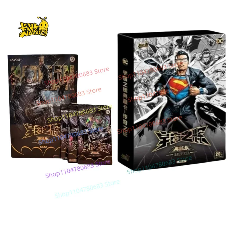 

KAYOU New DC Card Universe Glory Proof Legend Collectible Card Children's Rare Batman Wonder Woman Character Card Holiday Gift