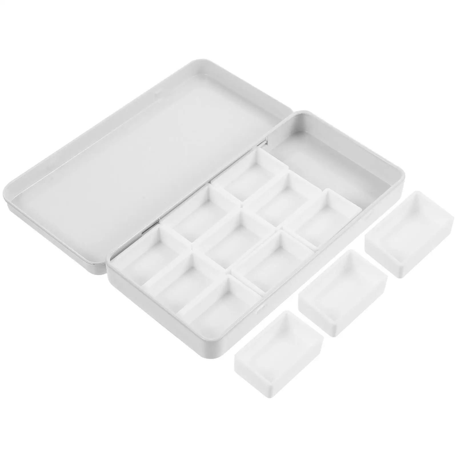 

Empty Watercolor Tin 12x3 2ML Containers Portable Paint Palette Jar for Artists Students Mini Size Pigment Box