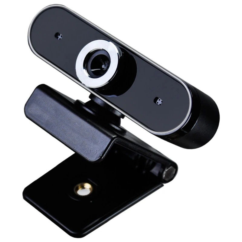 QX2B USB Webcam PC Cámara computadora Micrófono incorporado Soporte base multifuncional