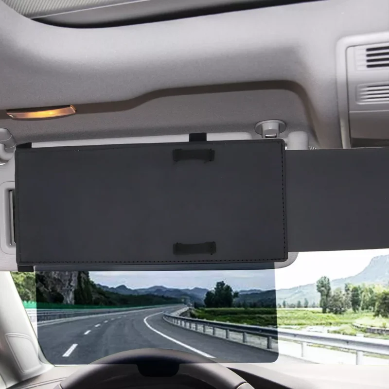 

Car Sun Visor Shade Extender Visor With One See Through Piece Downward Shield Anti Glare Extension Driving Exterior Accessories