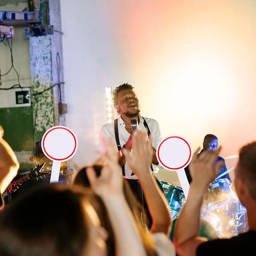 4 قطع من سبورة بيضاء فارغة محمولة بمقبض سهل الإمساك للتسجيل والتصويت ولوحة النتائج ذات الهيكل المستقر #4