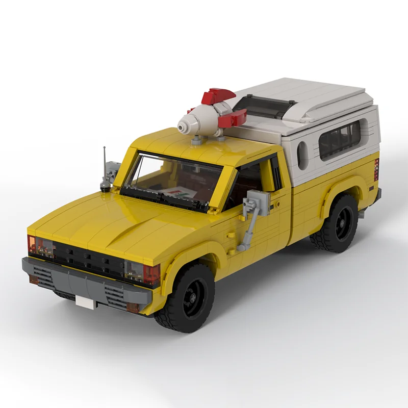 

MOC Pizza Planet Truck Speed Champion Static Edition Classic Car Model Racing Children's Toy Gift Technology Building Blocks
