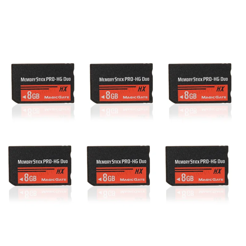 소니 PSP 사이버샷 카메라용 SQPP-6X 8GB 메모리 스틱 MS 프로 듀오 HX 플래시 카드