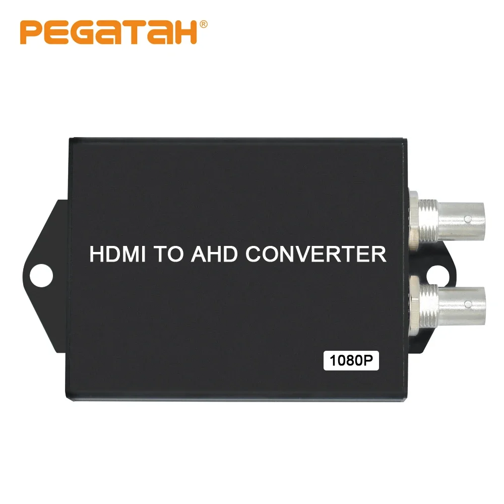 Video converter with 2 CH BNC AHD out port HDMI 1 CH HDM Input to AHD video Converter For CCTV analog camera converter