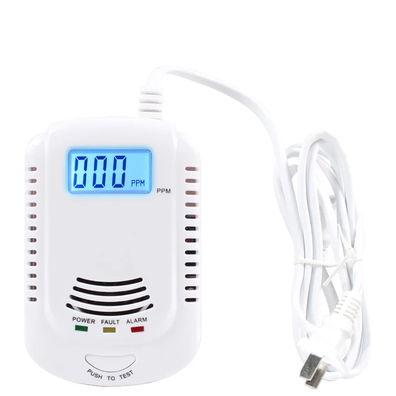 

ACJ-808C Composite Alarm Carbon Monoxide Gas Belt Display Voice Function Alarm Detector Detect A Variety Of Gas Highly Sensitive