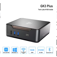 Genuine GK3 PRO Intel N100 Quad Core Quad Thread Mini PC Win 11 pro 32GB LPDDR4 1TB SSD WIFI5 Convenient and versatile computer
