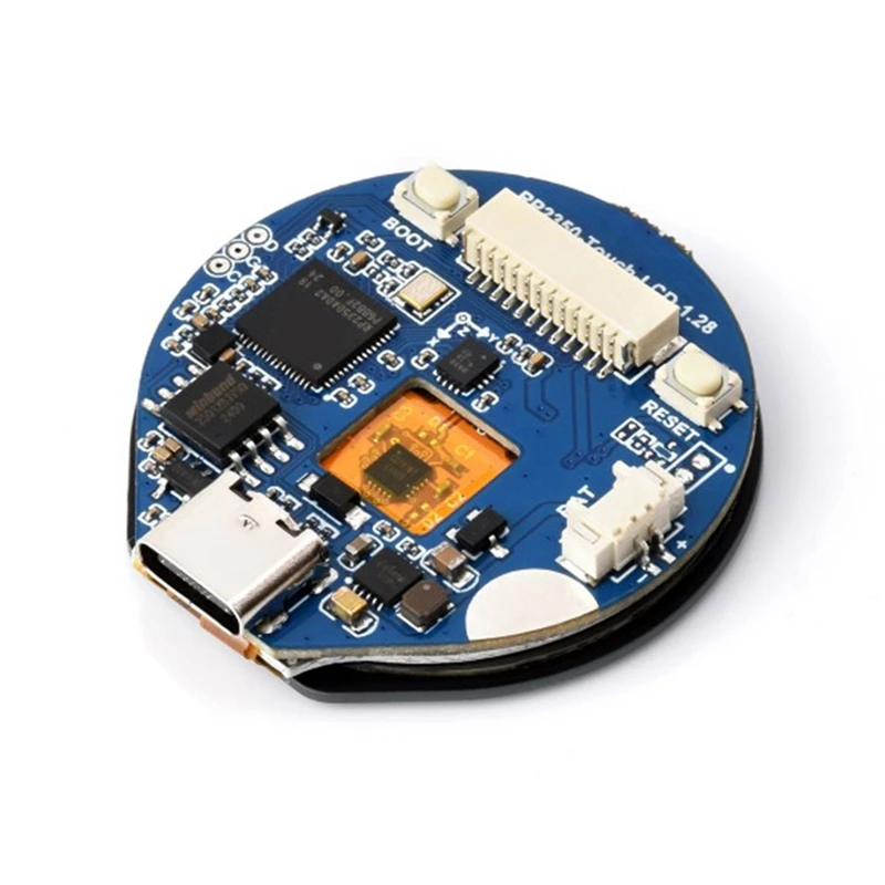 RP2350 Microcontroller Development Board On-Board 1.28-Inch Touch LCD Display Six-Axis Sensor RP2350 Dual-Core Processor