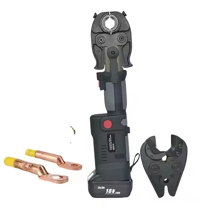 

ES-300C Battery-Powered Hydraulic Pliers 2-in-1 Cable Cutter & Crimper for Efficient Pressing Cable Lugs