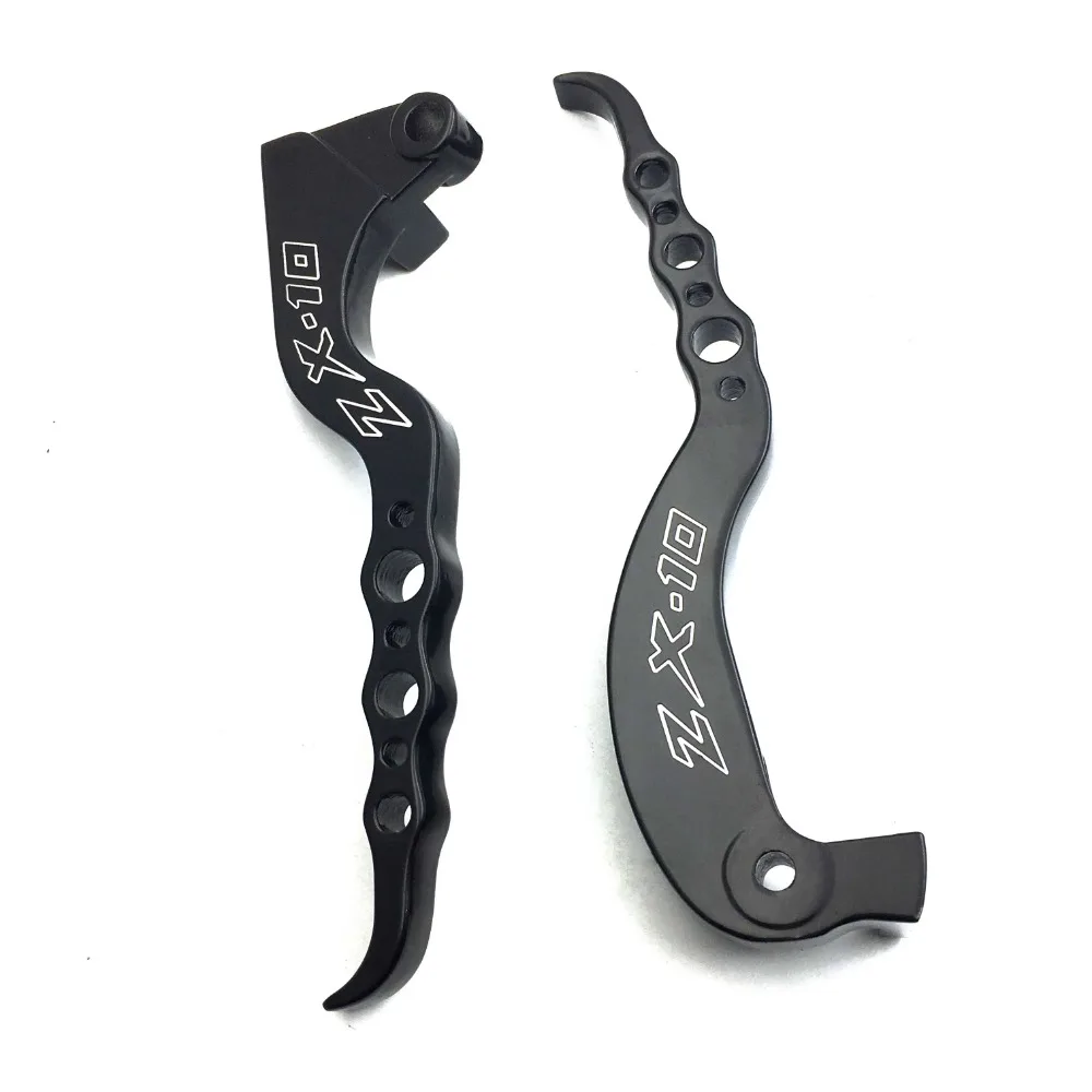 

Motorcycle Parts Black Hand Brake Clutch Levers Billet Aluminum for 2006-2007 Kawasaki ZX-10R BLACK