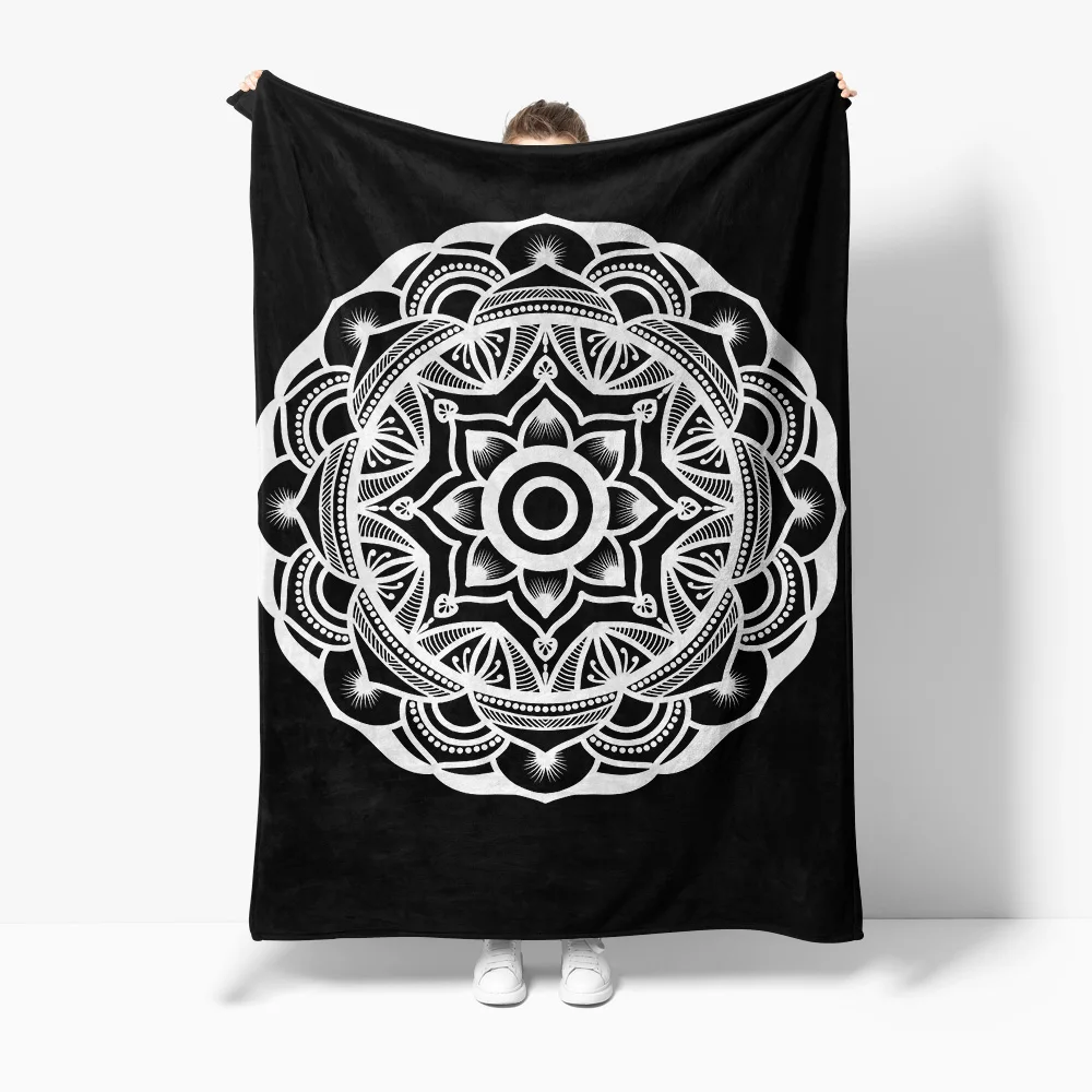 بوهو ماندالا بطانية مخدر هندسية طباعة رمي بطانية الهبي نسيج المفرش مهرجان هدية جدار ديكور