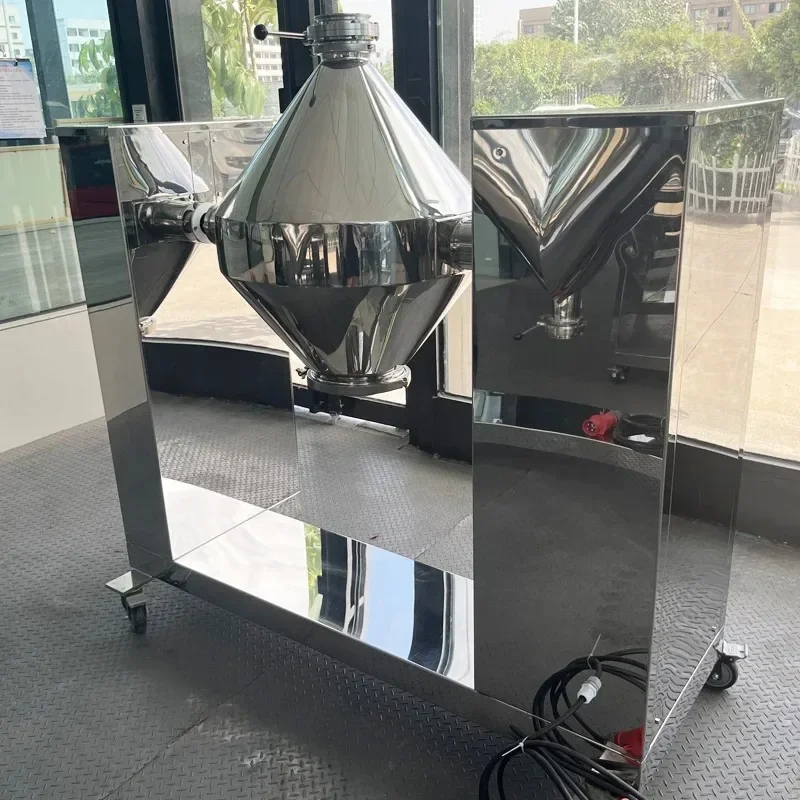 【Best-selling】Double Cone Powder Uniformity Flour Mixing Machine Model W Double Cone Mixer Cone Mixer for Spice Powder