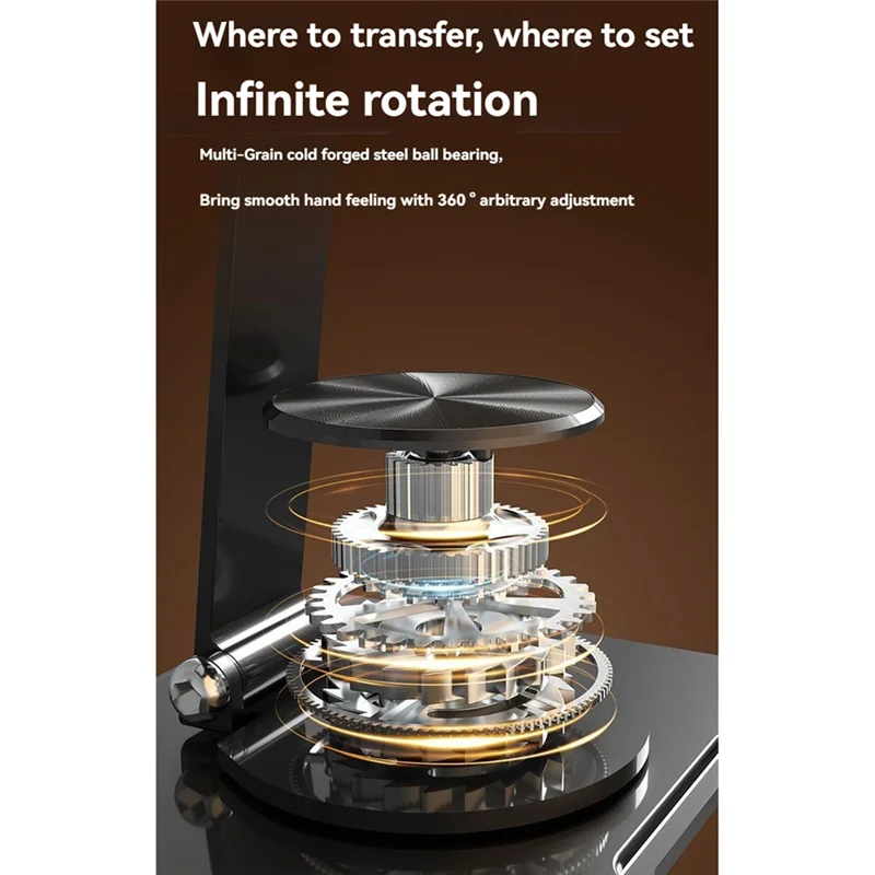 AEE7-Tablet Stand Portable Desk Monitor Stand Lipat 360 °   Basis Berputar Kompatibel Dengan Ipad Pro/Air/Mini Dan Banyak Lagi