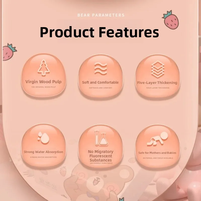 Mahan Wood Pulp Thickened Tissue Box Large Pack Household Toilet Paper Soft Sponge Cloth Original Wood Surface Tissue