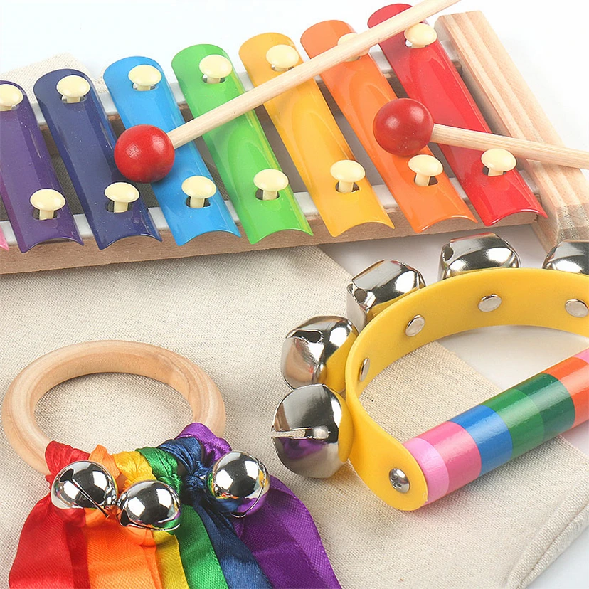 Jouets Sensoriels Montessori Arc-en-Ciel pour Enfant, Musique, Jouets d'Eumanquer, Aide Fuchsia, 2 à 4 Ans, D66Y