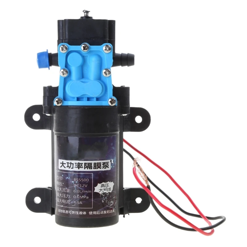 

Large Flow Rate Agricultural Electric Water High Pressure Diaphragm Pumps for Car Wash Water Sprayer Agriculture Tool