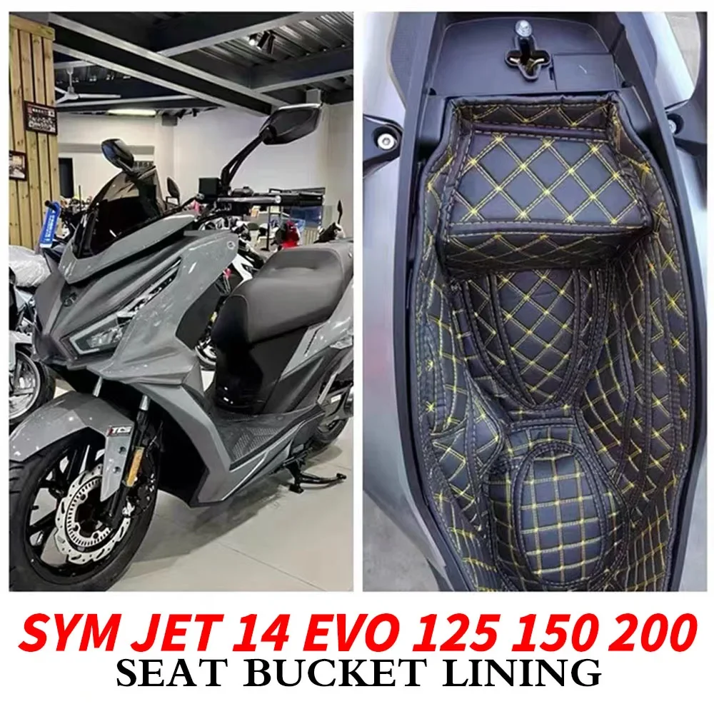 For SYM JET 14 EVO 125 150 200 Seat Cover Cushion Cover Motorcycle Breathable Cushion Insulation Seat Cushion Seat Bucket Liner