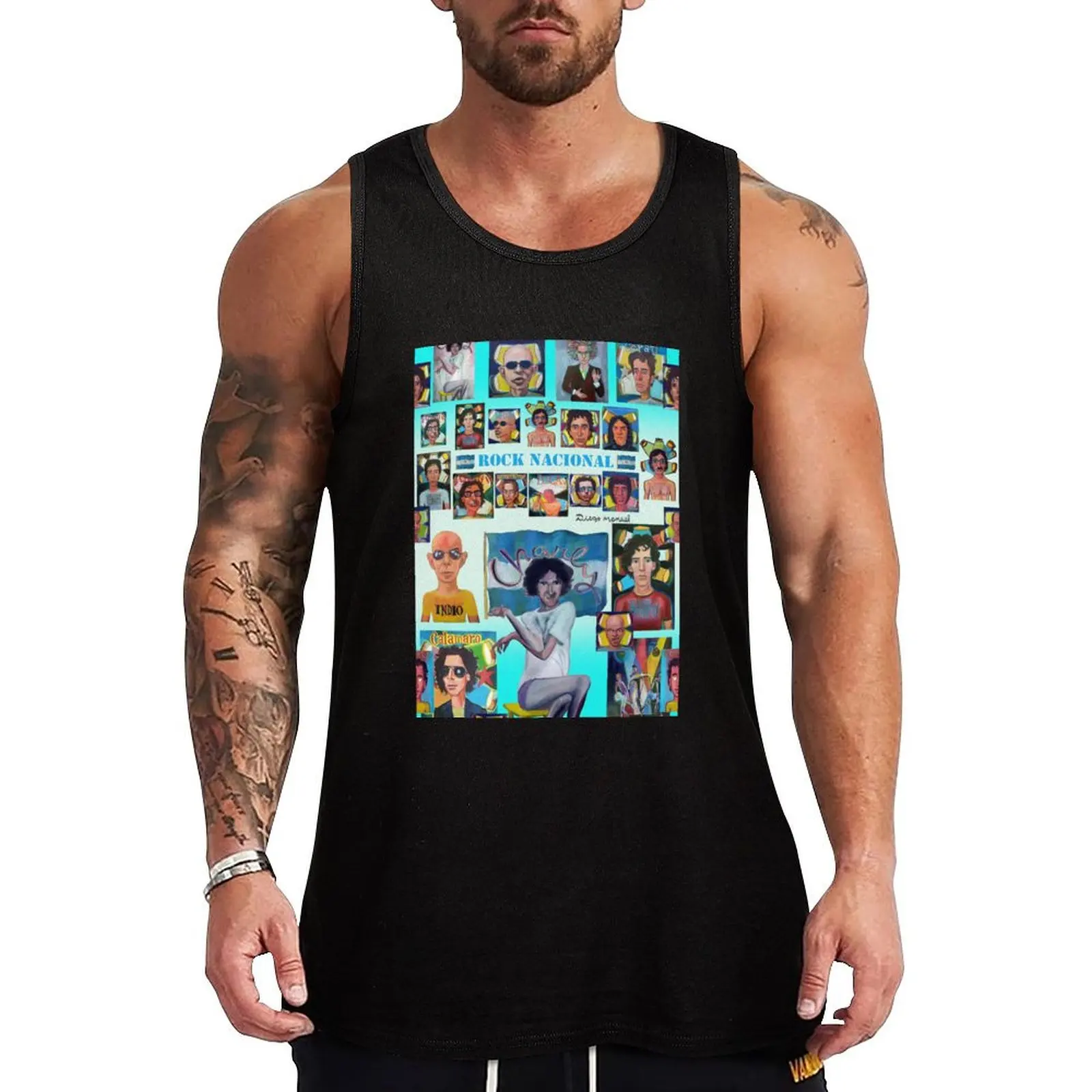 Rock Nacional Argentino Tank Top Vests cute tops Men's vest