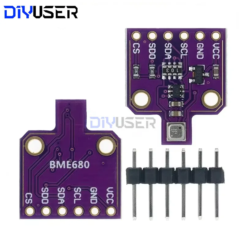 DIYUSER BME680 Digital Temperature Humidity Pressure Sensor CJMCU-680 High Altitude Sensor Module Development Board