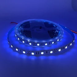 UV 365nm LED Strip Light DC12V/24V SMD 5050 1M 2M 3M 4M 5M Ribbon Purple Flexible Ultraviolet Tape For DJ Fluorescence