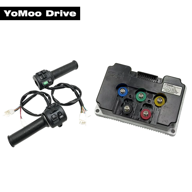 

Fardriver ND72450 Controller 72V DC 200A Peak 450A 3KW-5KW BLDC FOC PMSM with T08 Hall Throttle For Electric Motorcycle DirtBike