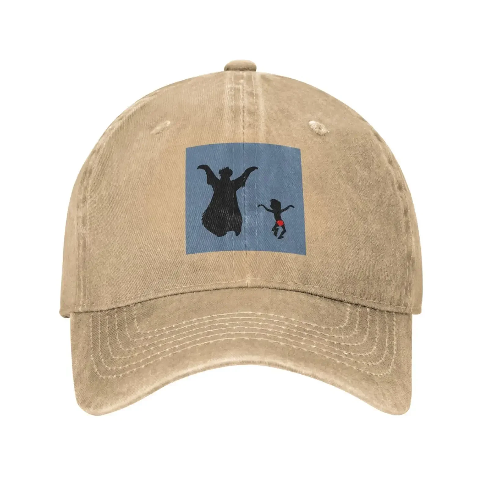 Nueva gorra de béisbol con diseño de oso Baloo de El libro de la selva, sombrero de vaquero unisex de mezclilla para adultos, sombreros de mezclilla de tamaño ajustable