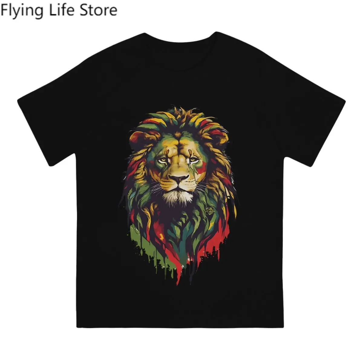 Judah Rasta Ethiopia Rastafari Style TShirt Jamaica Lion Top Quality Hip Hop Graphic T Shirt Stuff