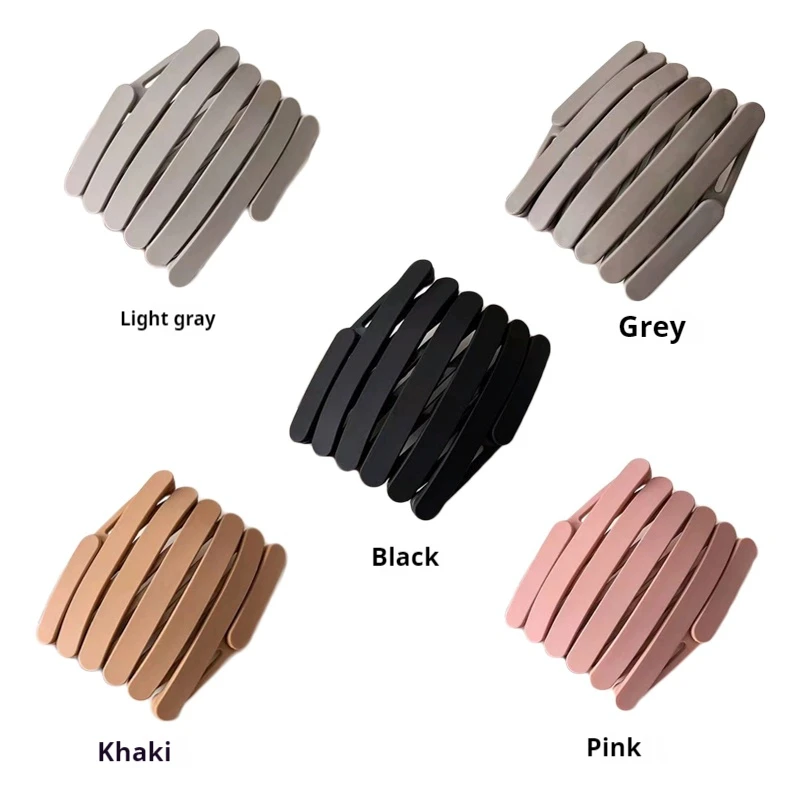 

5 colors/set of foldable headbands for portable outdoor camping, sports, simple and fashionable hairbands