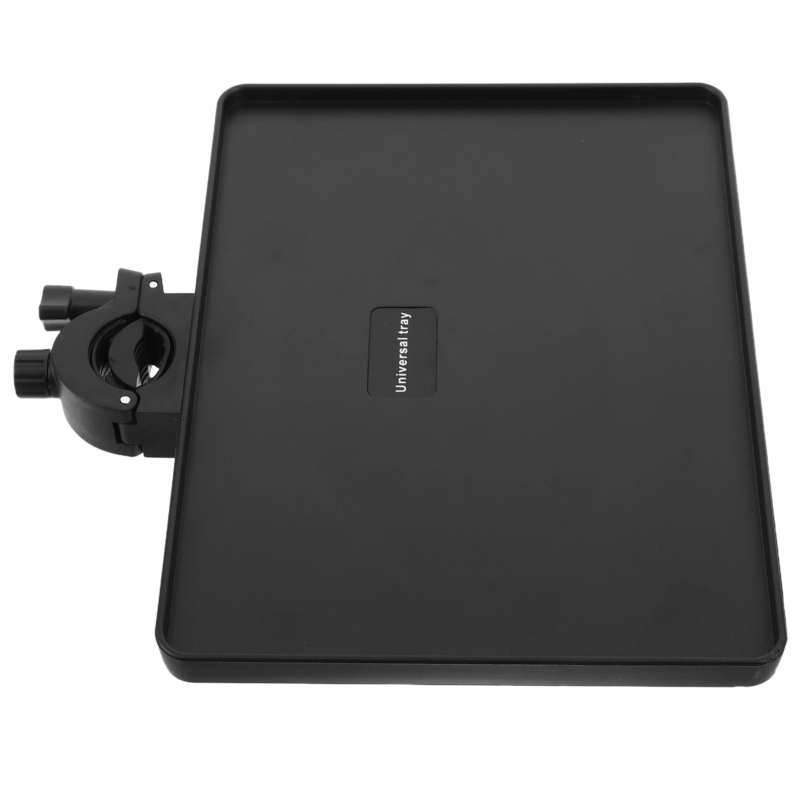 2個のマイクライブサウンドカードホルダークランプトレイユニバーサルレコーディングスタンド地面に落ちる黒色の収納用ステージ