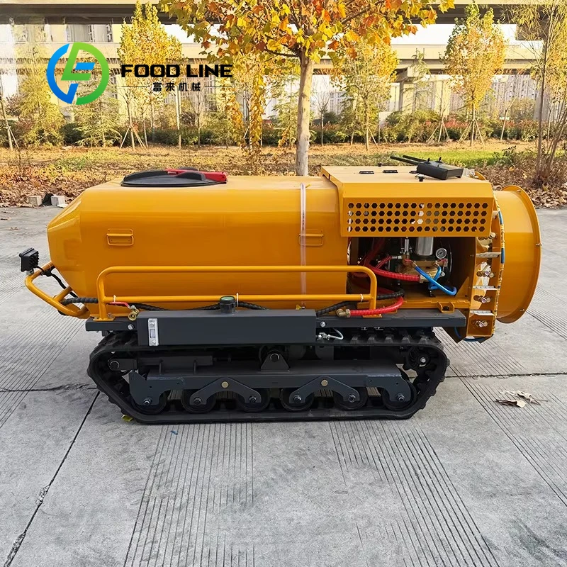 Customized Automated Unmanned Tracked Agricultural Sprayer for Pesticide Crop Pest Control