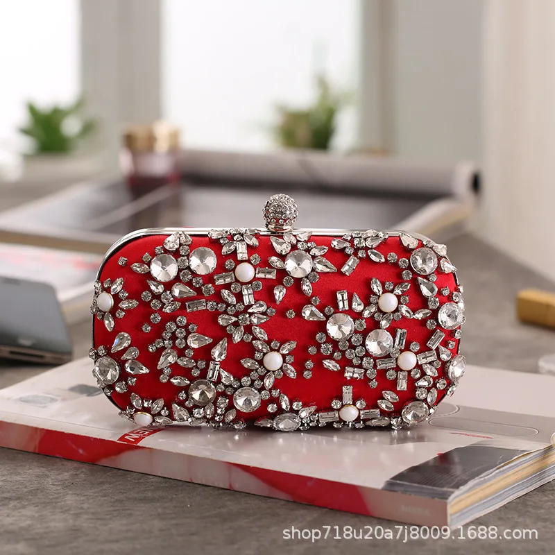 

Женский вечерний клатч, вечерний кошелек, роскошные свадебные клатчи для невесты, изысканная женская сумочка с кристаллами, абрикосовый серебряный кошелек