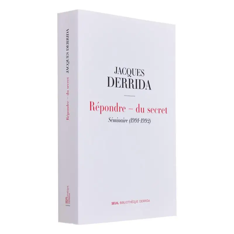 

Rpondre Du Secret Sminaire 19911992 Secret Et Tmoignage Volume I Jacques Derrida Seuil 9782021534856 Book
