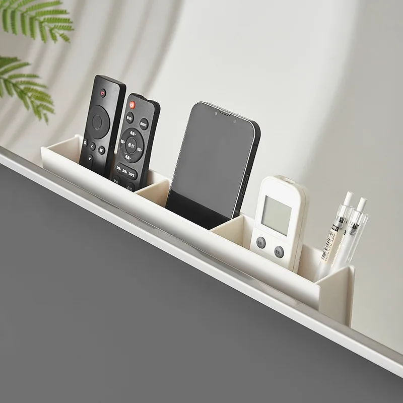 1PC Office Desktop Baffle Wall Hanging Storage Box Removable Multi-functional Hanging Stationery Rack Household Goods