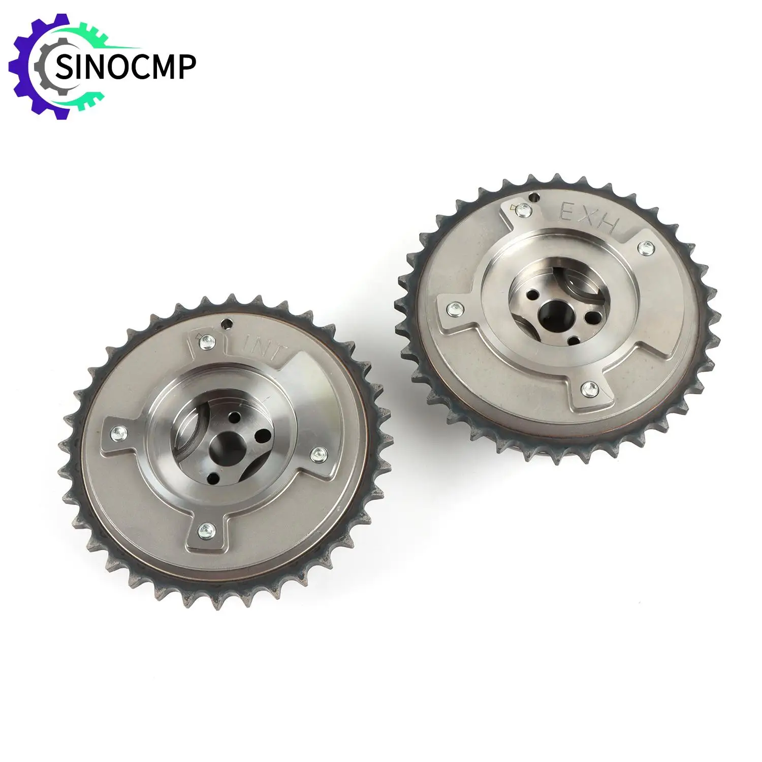 

2Pcs Intake Exhaust Camshaft Adjuster Gear for Toyota Camry RAV4 Highlander Venza Sienna 13050-0V010 13070-0V010 917-258 917-259