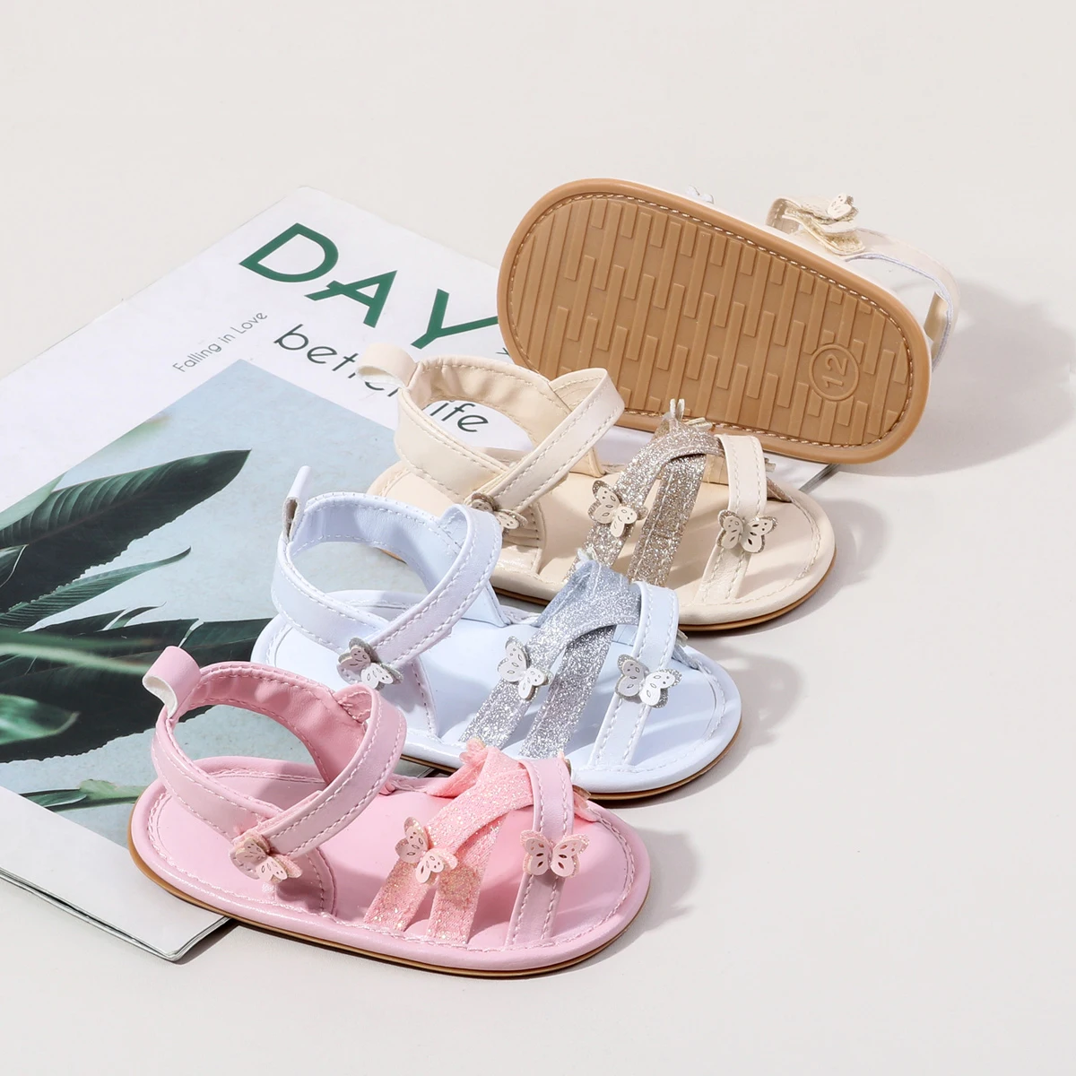 Hot Selling Summer Baby Girl's Indoor Outdoor Pre-walkers For 0-18 Months High Quality Baby Sandals Beautiful Design
