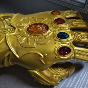 Superhero Cos Prop Infinity Gauntlet Lampu LED Sarung Tangan Thanos Sarung Tangan Infinity Merah Senjata Cosplay Dewasa Halloween Mainan Hadiah Anak 10 legenda marvel penjualan terbaik thanos - №