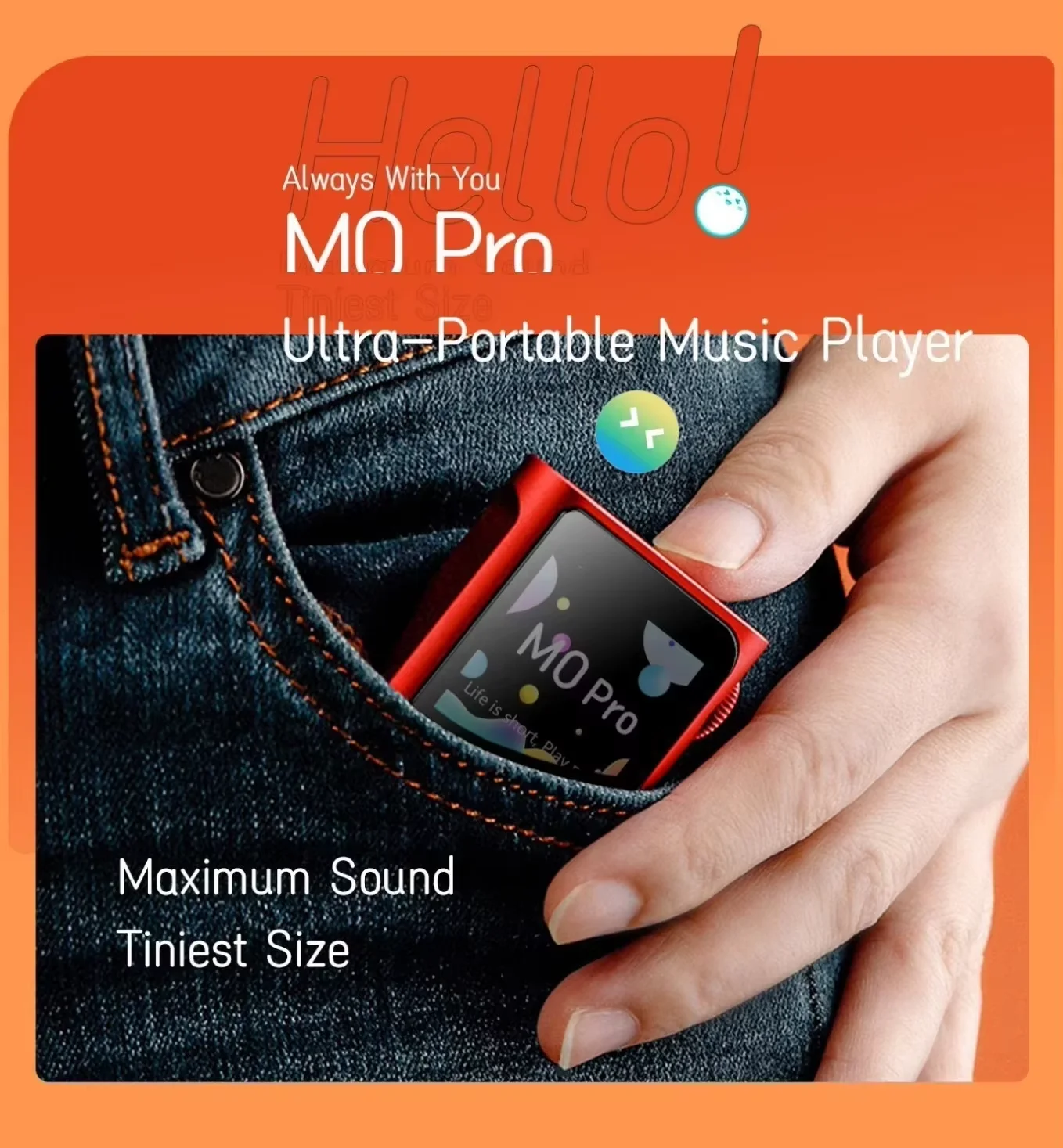 SHANLING M0 Pro MP3 Player Hi-Res Audio HIFI Bluetooth 5.0 Portable Music MP3 Player Hi-Res Audio DAP USB DAC Dual ES9219C LDAC