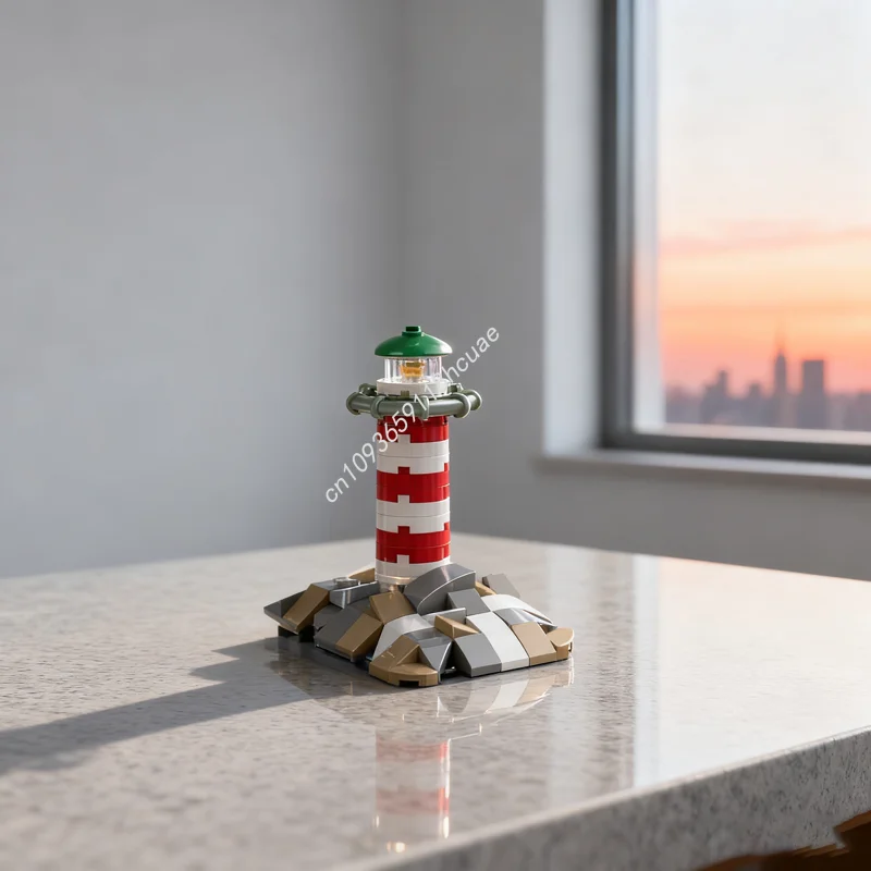 245 Uds MOC Micro faro Modular miniatura modelo juguetes de construcción bloques Idea de construcción educación regalos de navidad ladrillo niños