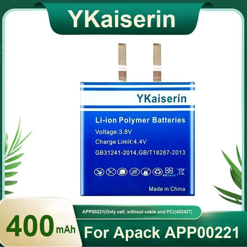 

APP00221 Only Cell, Without Cable And PC 402427 Battery Robust For Apack Environmentally Friendly 400Mah