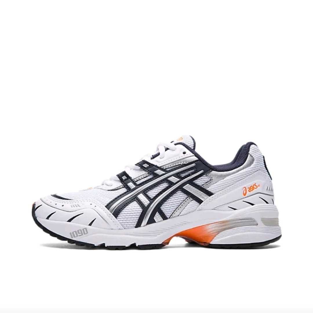 

Женские кроссовки Asics GEL-1090, ретро-стиль, инкапсулированные кроссовки, белый/черный/оранжевый