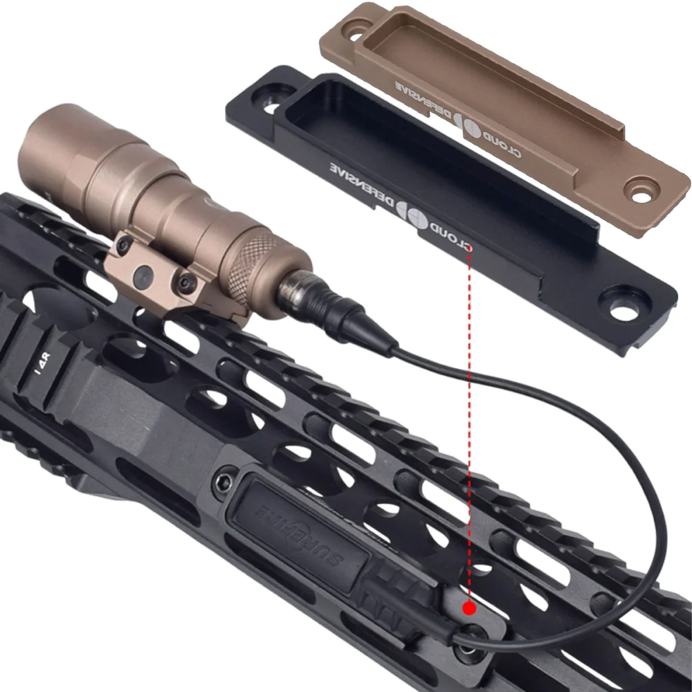 

M300/M600 Tactical Metal MLOK Mounting Slot Outdoors Toy Gun LED Light Suit SF Flashlight Mounting DBAL-A2 Switch Accessories