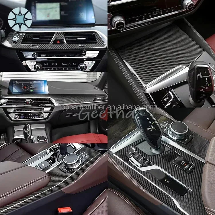 

For ES Real Carbon Fiber Whole Full Set Car Interior Accessories For BMW 3 Series
