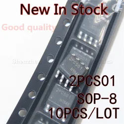 10 개/몫 ICE2PCS01 ICE2PCS01G 2PCS01 SMD SOP-8 LCD 전원 공급 장치 IC 재고 있음 원본