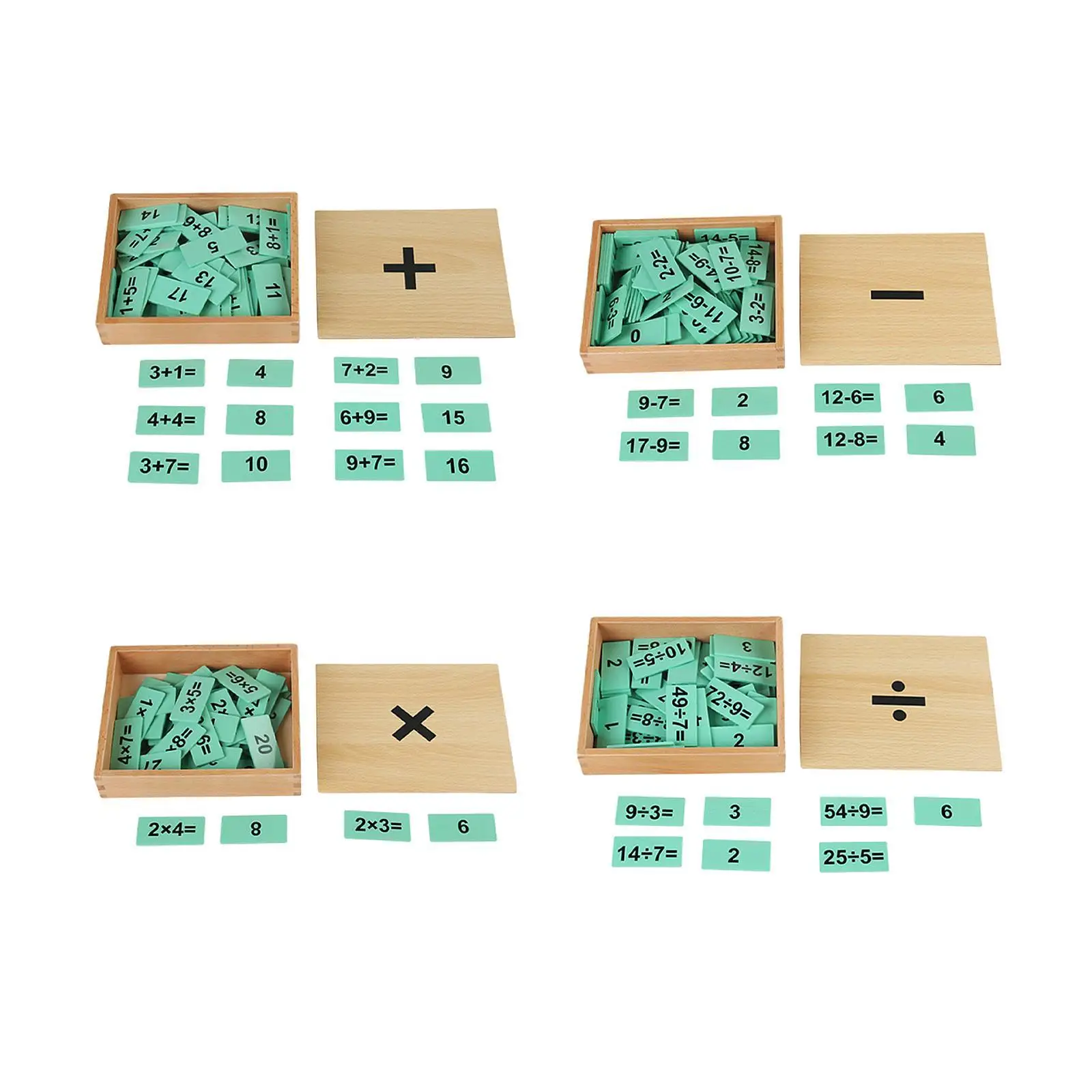 Brinquedos matemáticos montessori brinquedos de madeira brinquedo matemático leve presente de aniversário fácil