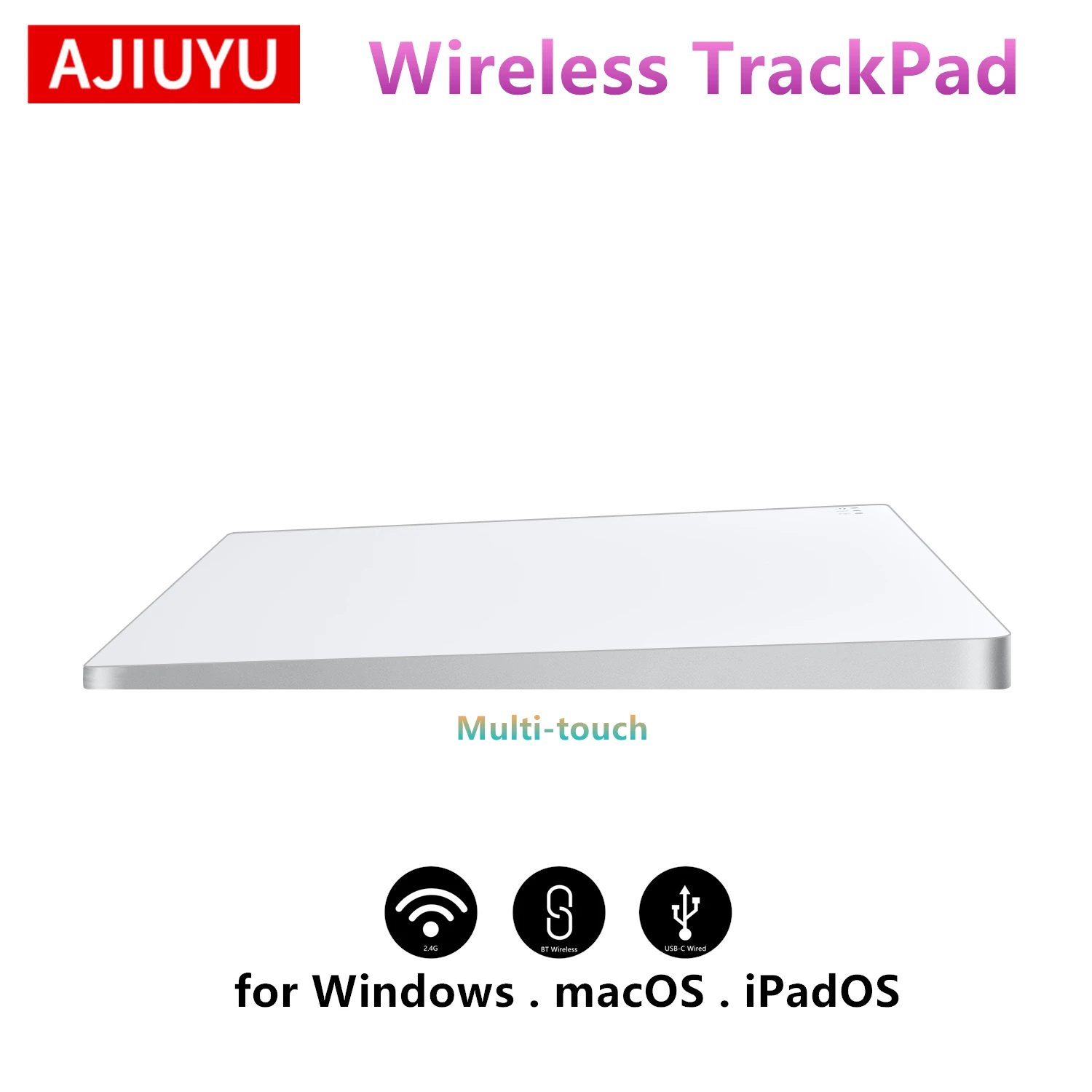 Wireless Trackpad Touchpad USB-C Wired 2.4G BT Multi-Touch Windows11/10/8/7 For Mac OS Computer Laptop NoteBook PC Magic Mouse