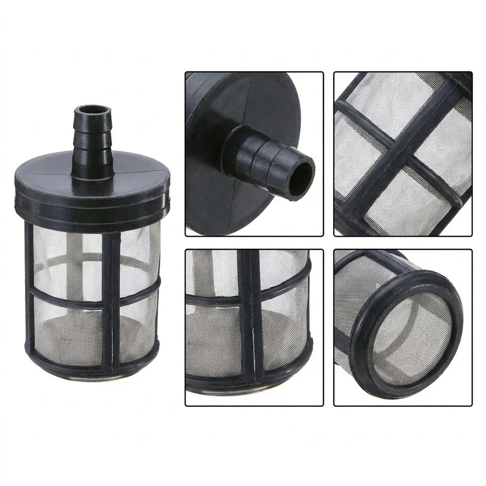 Filters Suction Hose Filter Silver Black Water Pump Garden Watering Filter Suction Strainer Filter Suction Strainer