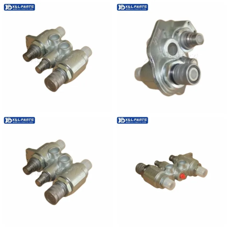 Hydraulic Flat Face Quick Coupler Block Assembly 7246783 7246784 Compatible with S160 S185 S220 S550 S630 S770